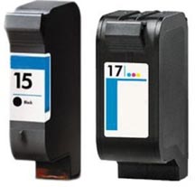 HP 15  and HP 17 Ink Cartridges